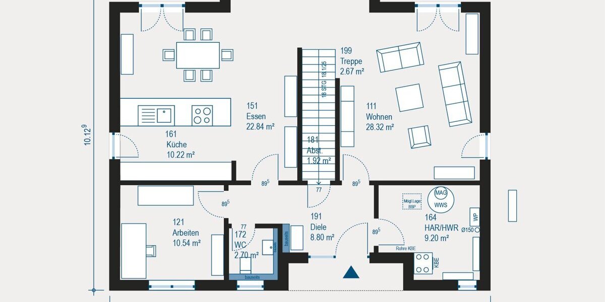 Modernes Einfamilienhaus in Randlage mit Bergsicht - Einfamilienhaus Wangen im Allgäu Deutschland | Angebot:27338367