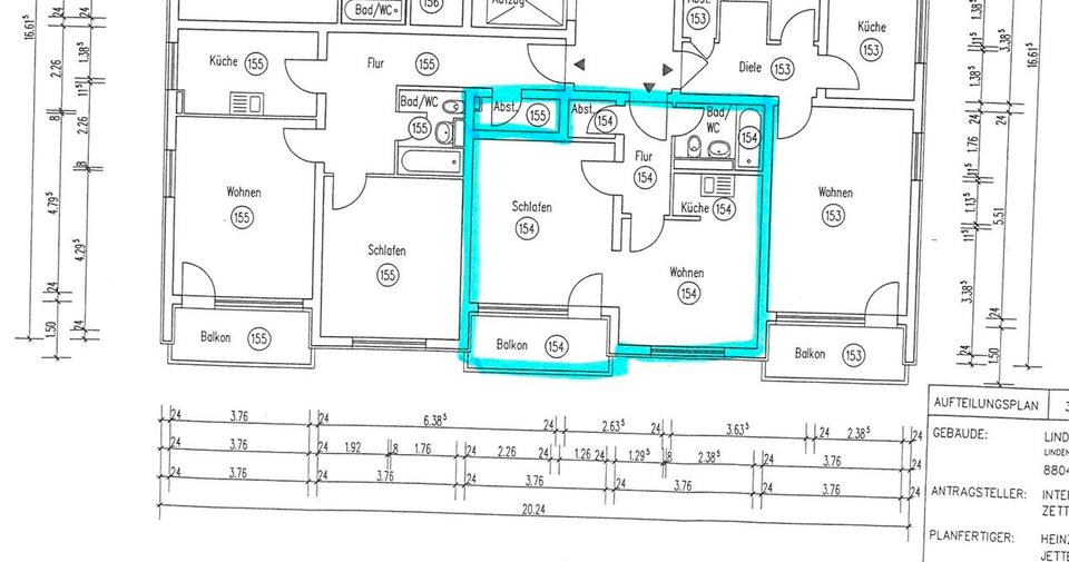 Etagenwohnung Friedrichshafen Allmannsweiler - 1.5 Zimmer, 42 m&sup2;, 164.000&euro; | Angebot:26956276