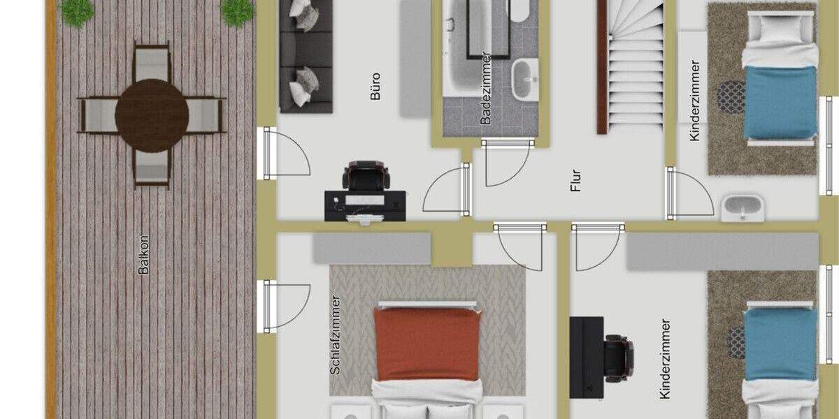 Einfamilienhaus Friedrichshafen Allmannsweiler - 7 Zimmer, 151 m&sup2;, 635.000&euro; | Angebot:25836841