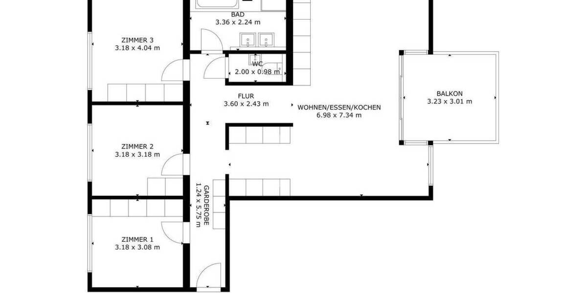 Etagenwohnung Ravensburg Südstadt - 4 Zimmer, 97 m&sup2;, 515.000&euro; | Angebot:25665986
