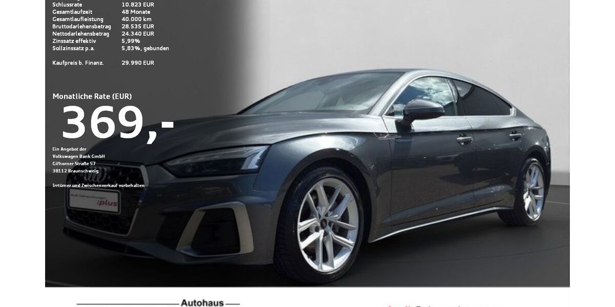 Audi A5 124.132 km 29.990 &euro; Ravensburg 88214