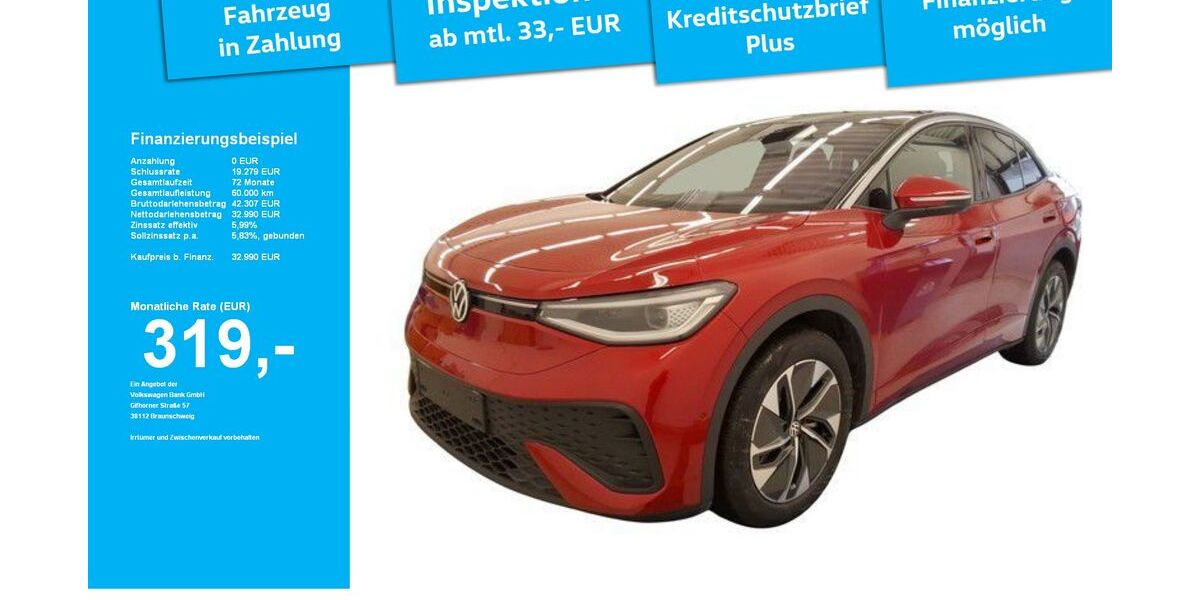 VW ID.5 7.200 km 32.990 &euro; Wangen im Allgäu 88239