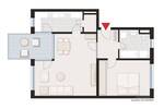 Etagenwohnung Friedrichshafen Allmannsweiler - 2 Zimmer, 65 m&sup2;, 279.000&euro; | Angebot:26618168