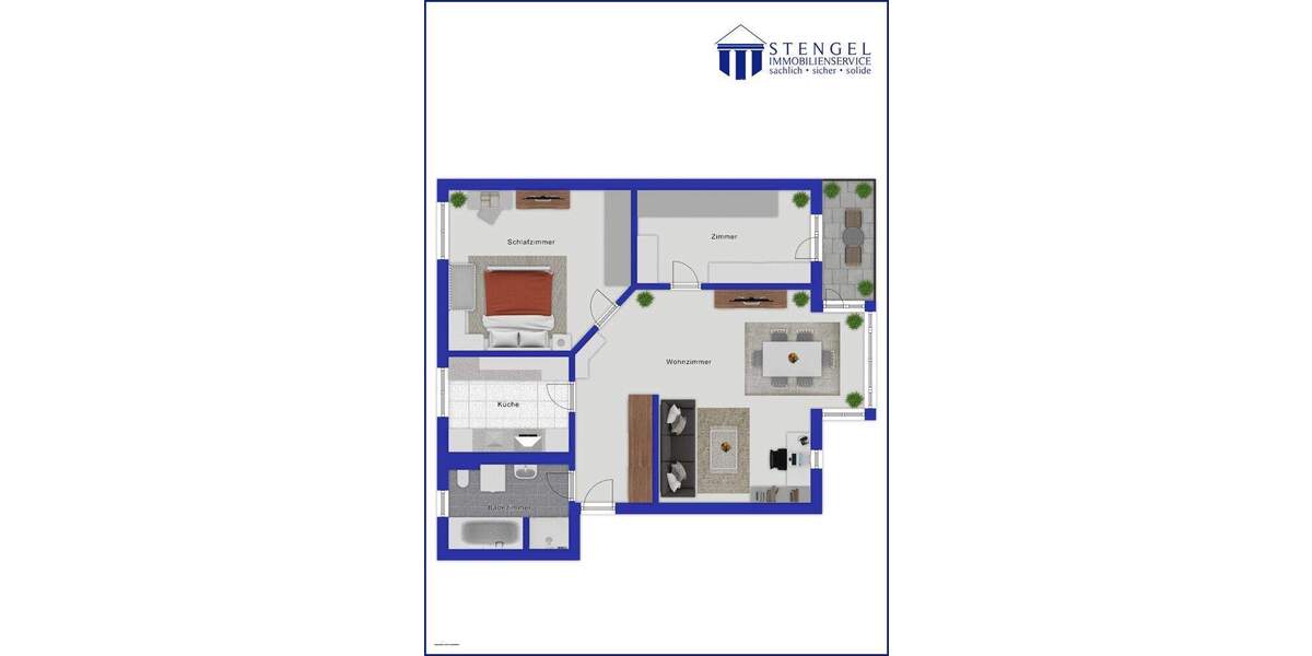 Etagenwohnung Kressbronn am Bodensee Kressbronn - 3 Zimmer, 84 m&sup2;, 354.000&euro; | Angebot:25660994