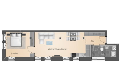 Wohnung Überlingen - 2 Zimmer, 59 m&sup2;, 500.650&euro; | Angebot:23676738