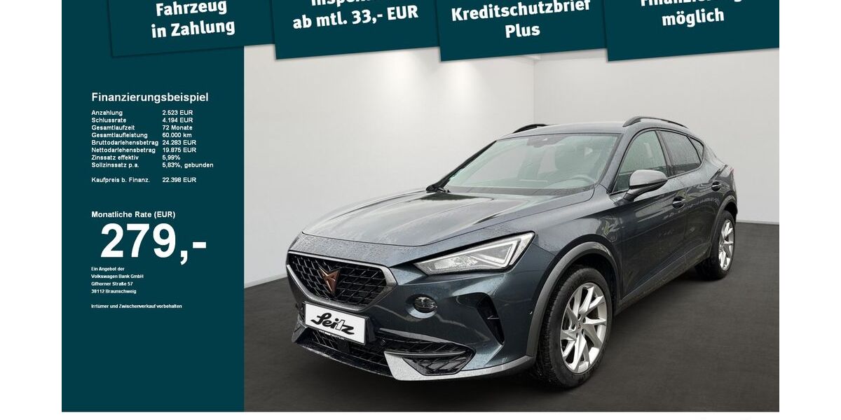 Cupra Formentor 43.470 km 22.190 &euro; Weingarten 88250