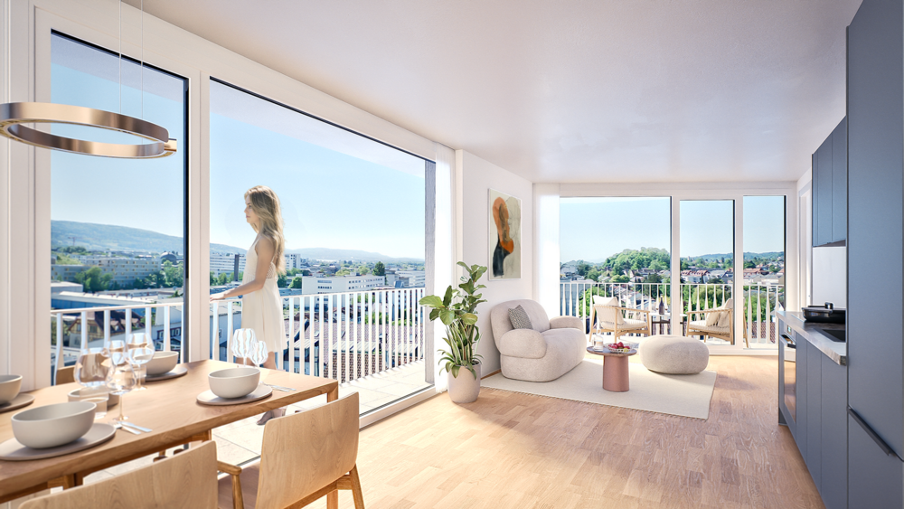 Etagenwohnung Konstanz Konstanz-Fürstenberg - 3 Zimmer, 71 m&sup2;, 568.100&euro; | Angebot:22834003