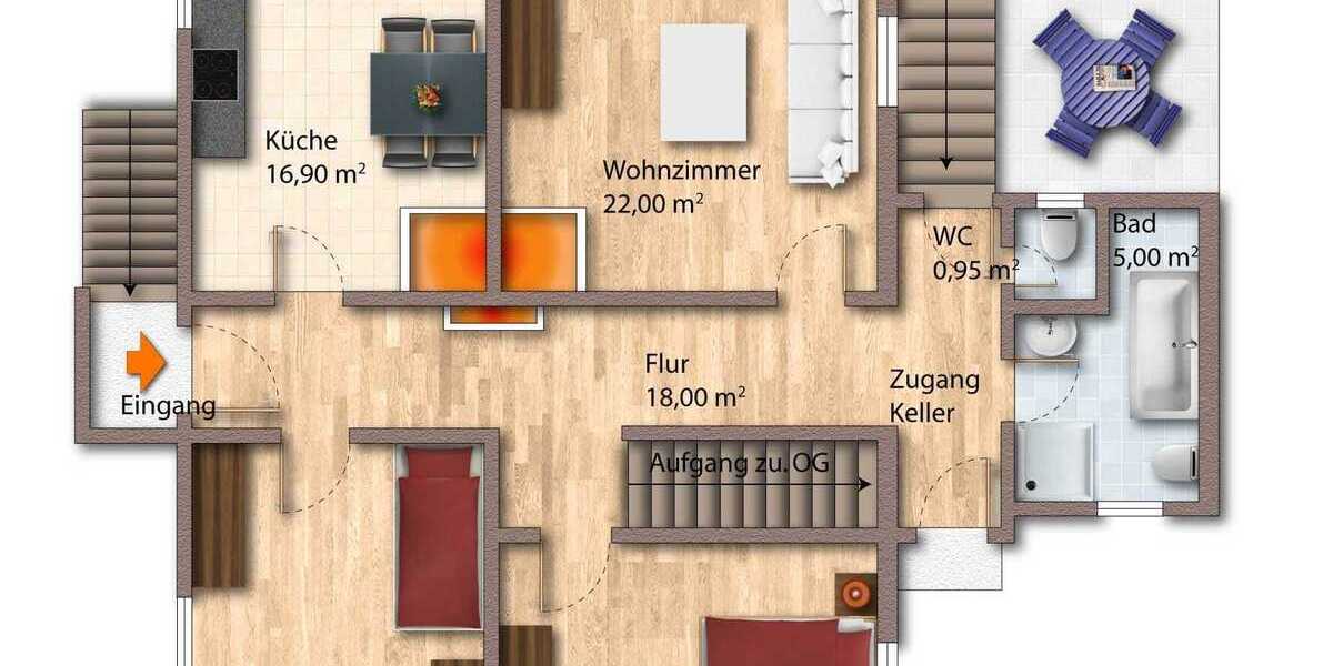 Einfamilienhaus Salem Mimmenhausen - 9 Zimmer, 205 m&sup2;, 499.000&euro; | Angebot:25685116