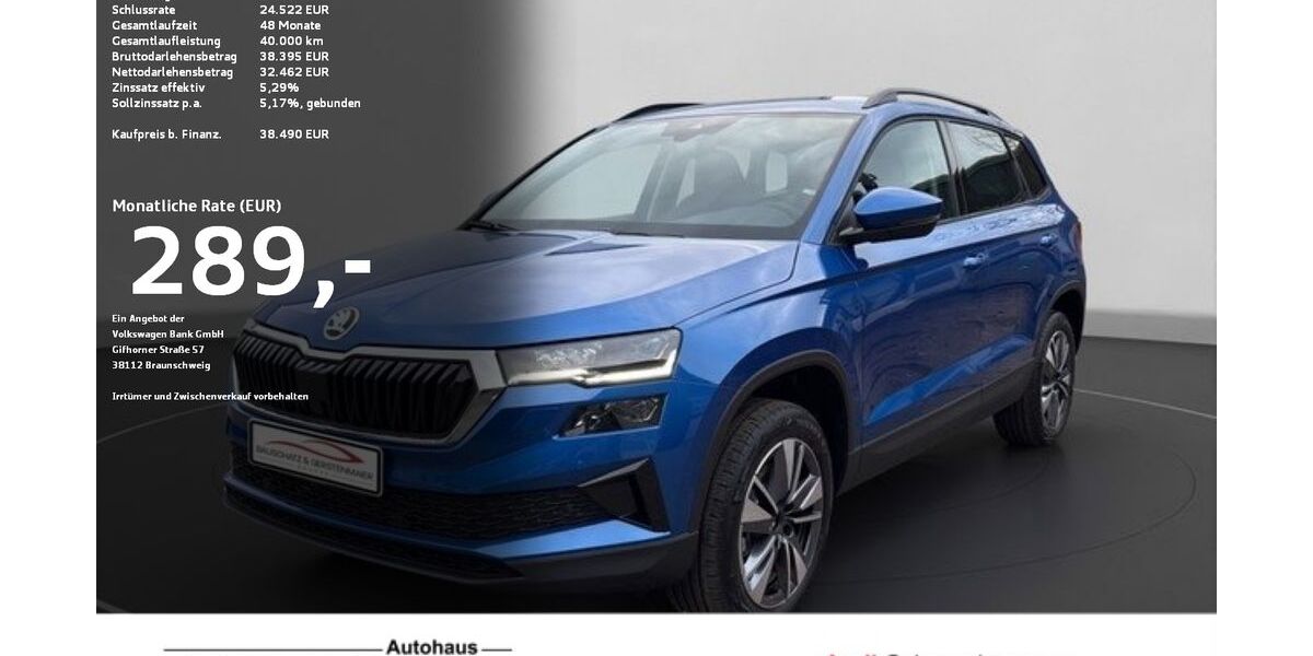 Skoda Karoq 5.000 km 37.590 &euro; Ravensburg 88214