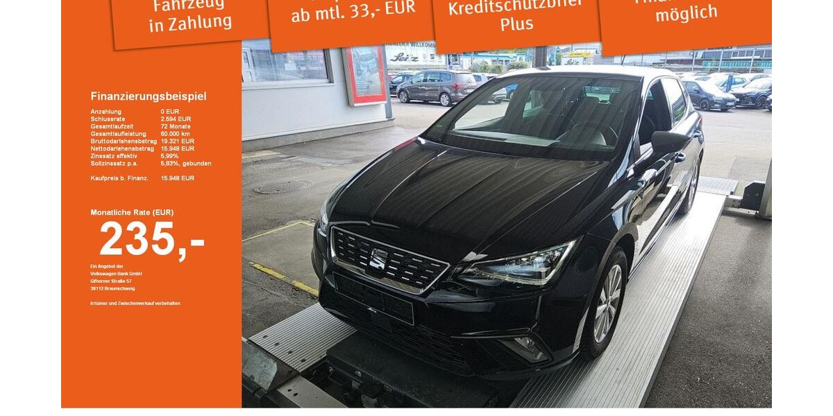 Seat Ibiza 33.905 km 16.448 &euro; Weingarten 88250