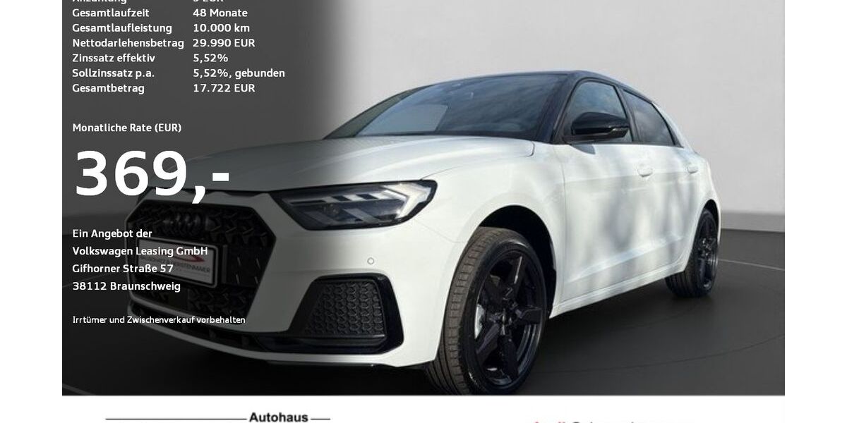 Audi A1 3.900 km 28.990 &euro; Ravensburg 88214