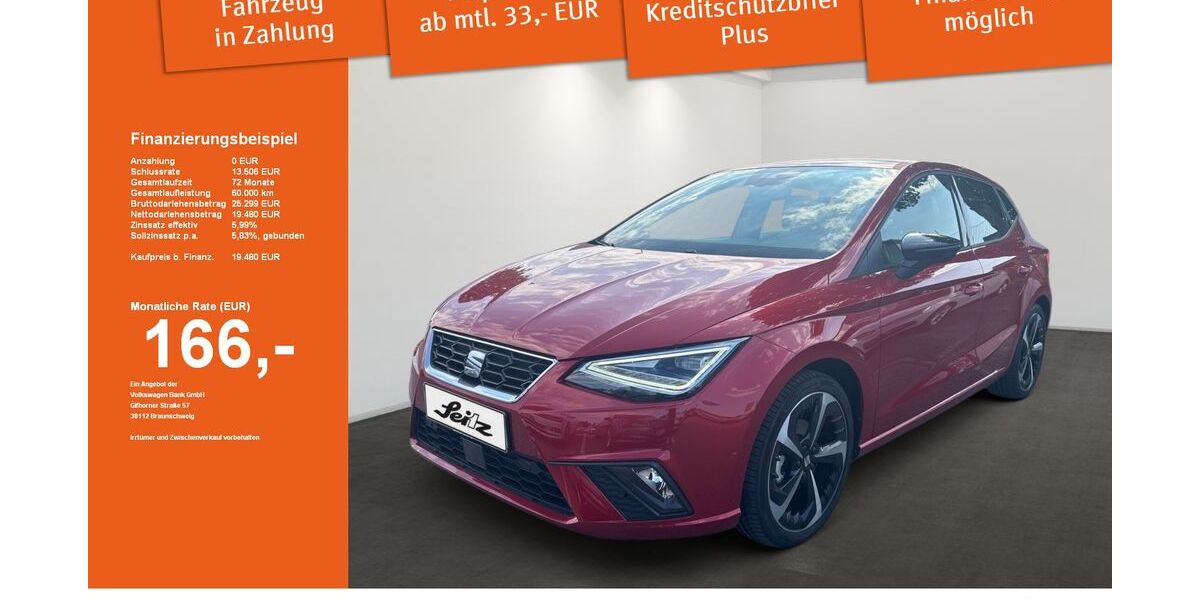 Seat Ibiza 10.001 km 18.999 &euro; Weingarten 88250