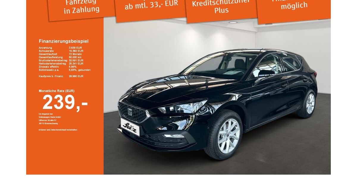 Seat Leon 3.000 km 27.939 &euro; Weingarten 88250