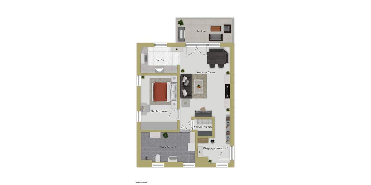 Etagenwohnung Grünkraut - 2 Zimmer, 66 m&sup2;, 298.000&euro; | Angebot:25915557