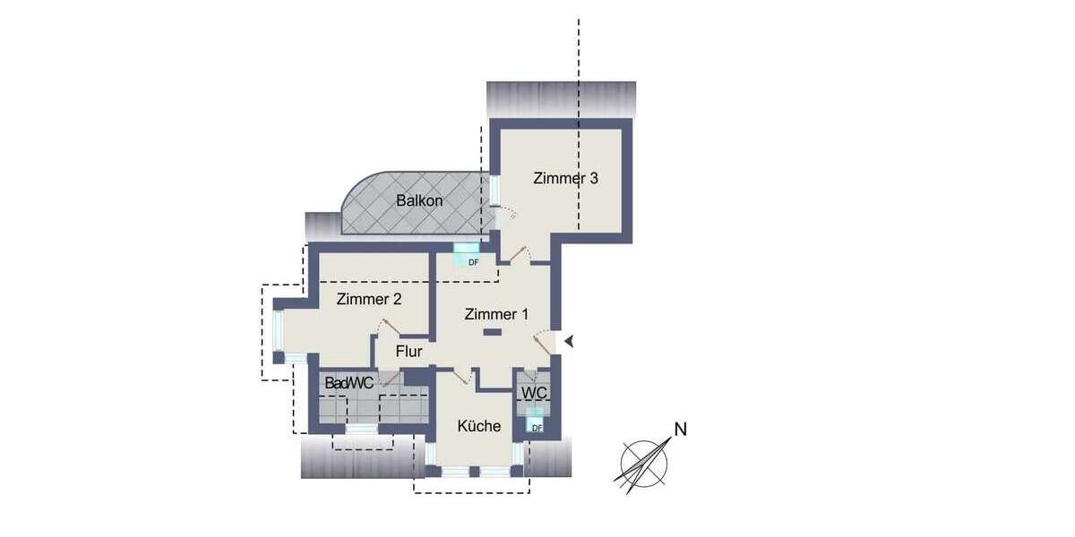 Etagenwohnung Salem - 3 Zimmer, 72 m&sup2;, 215.000&euro; | Angebot:25168215