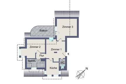 Wohnung Salem - 3 Zimmer, 72 m&sup2;, 215.000&euro; | Angebot:25168215