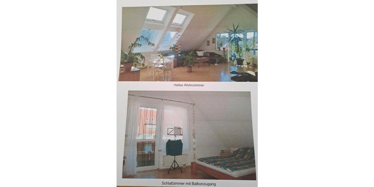Dachgeschoßwohnung Friedrichshafen - 2.5 Zimmer, 67 m&sup2;, 1.020&euro; | Angebot:26441821