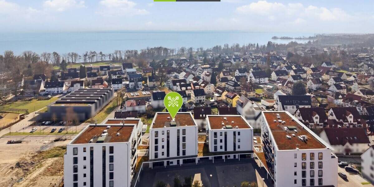 Etagenwohnung Friedrichshafen Fischbach - 2 Zimmer, 70 m&sup2;, 398.000&euro; | Angebot:25997894