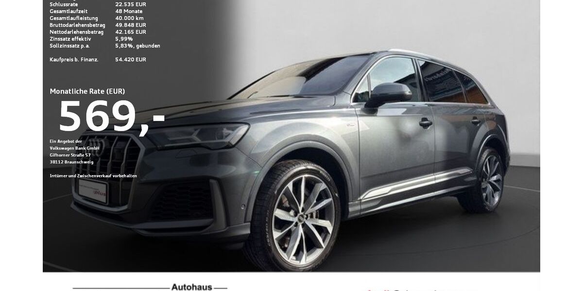 Audi Q7 70.848 km 54.420 &euro; Ravensburg 88214