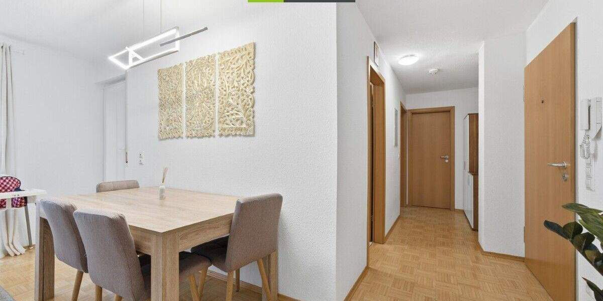 Etagenwohnung Ravensburg Südstadt - 2 Zimmer, 54 m&sup2;, 259.000&euro; | Angebot:25693574