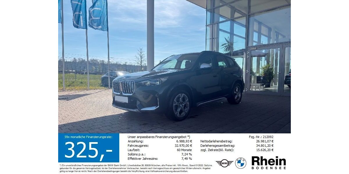 BMW X1 65.389 km 30.880 &euro; Friedrichshafen 88046