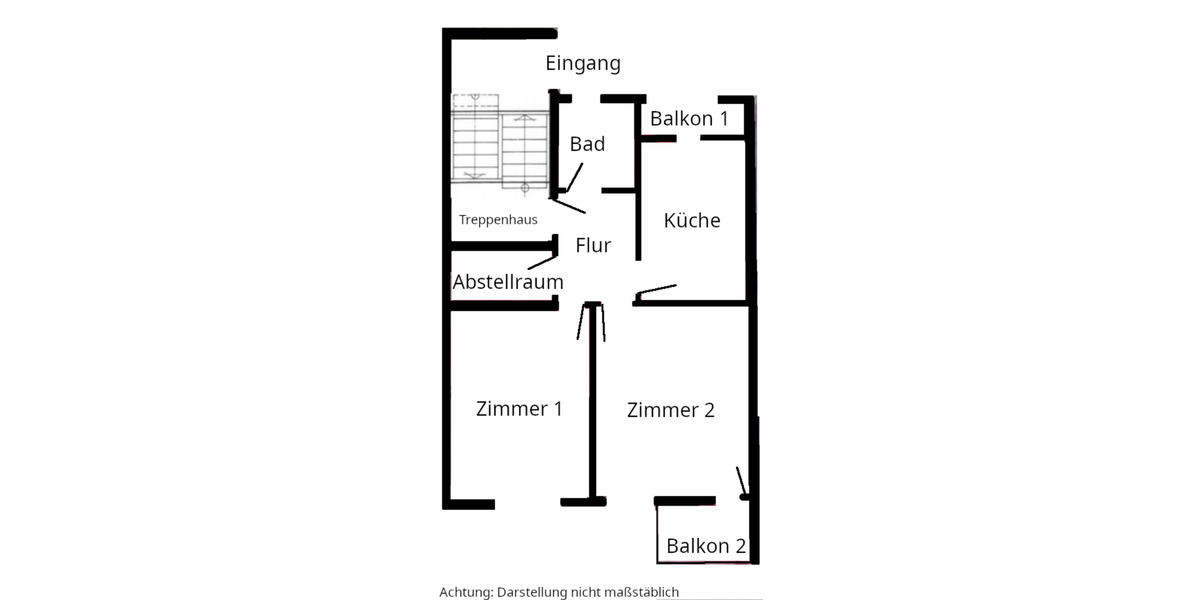 Hochparterre Weingarten - 2 Zimmer, 54 m&sup2;, 198.000&euro; | Angebot:25804913