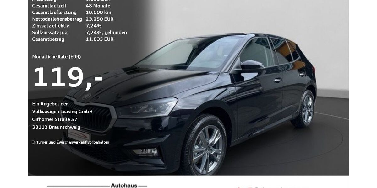 Skoda Fabia 4.500 km 24.990 &euro; Ravensburg 88214