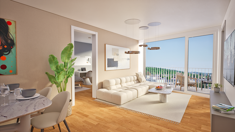 Etagenwohnung Konstanz Konstanz-Fürstenberg - 3 Zimmer, 77 m&sup2;, 596.700&euro; | Angebot:24544277