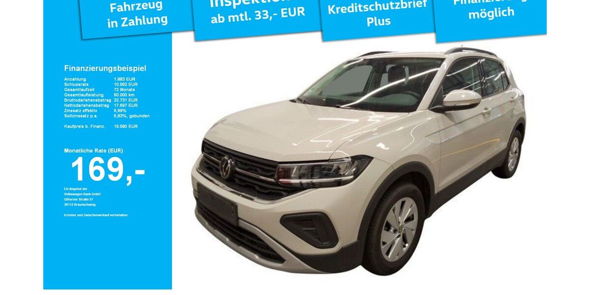 VW T-Cross 18.300 km 19.580 &euro; Wangen im Allgäu 88239