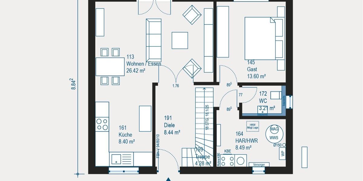 Schönes Einfamilienhaus mit Grundstück zwischen Wangen und Lindau - Einfamilienhaus Wangen im Allgäu Deutschland | Angebot:27338356