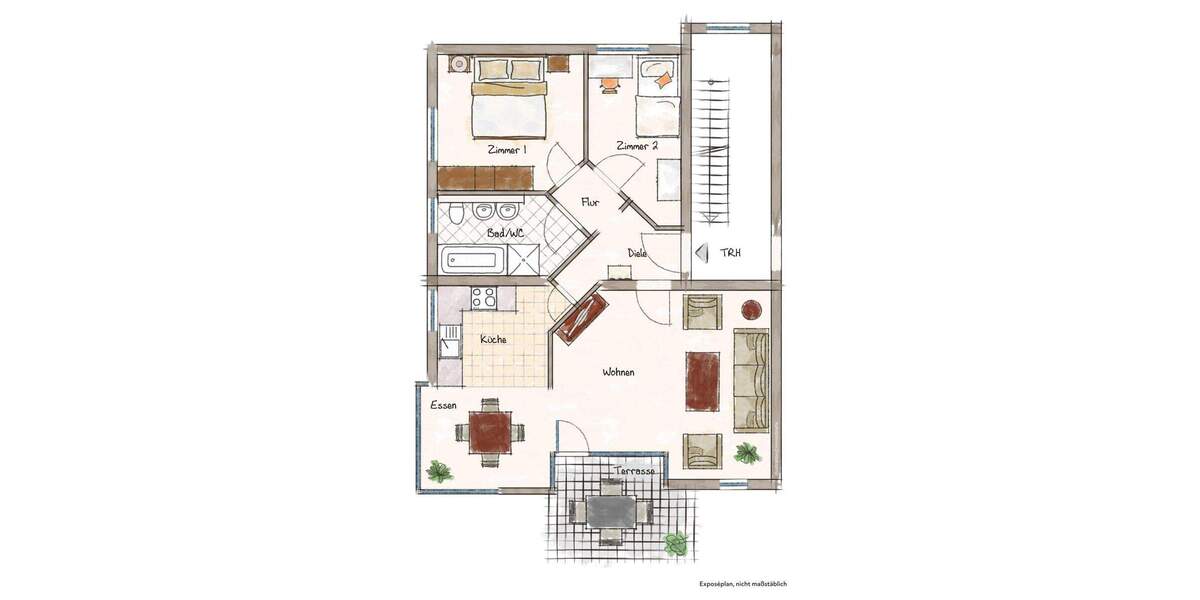 Etagenwohnung Bermatingen - 3 Zimmer, 76 m&sup2;, 315.000&euro; | Angebot:25801658