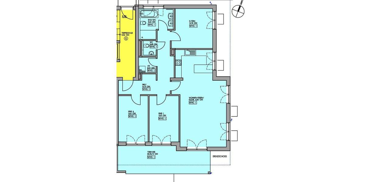 Terrassenwohnung Tettnang - 4 Zimmer, 119 m&sup2;, 659.000&euro; | Angebot:25713726
