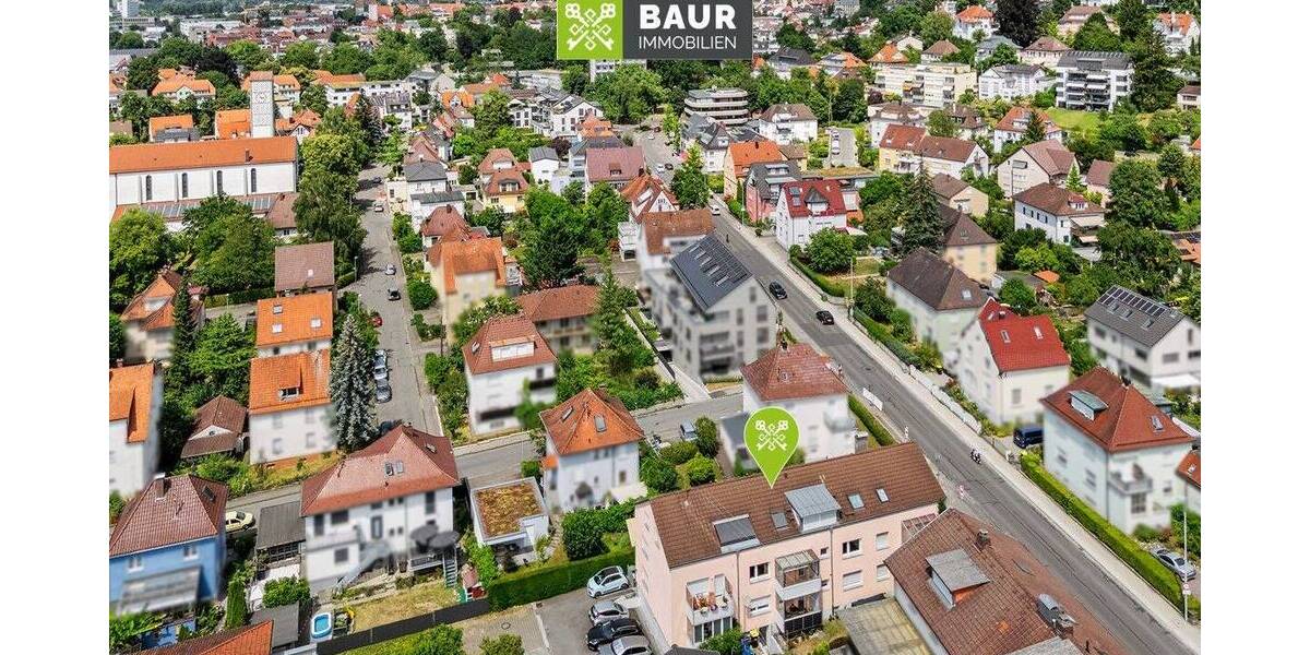 Etagenwohnung Ravensburg Südstadt - 2 Zimmer, 53 m&sup2;, 179.900&euro; | Angebot:25800705