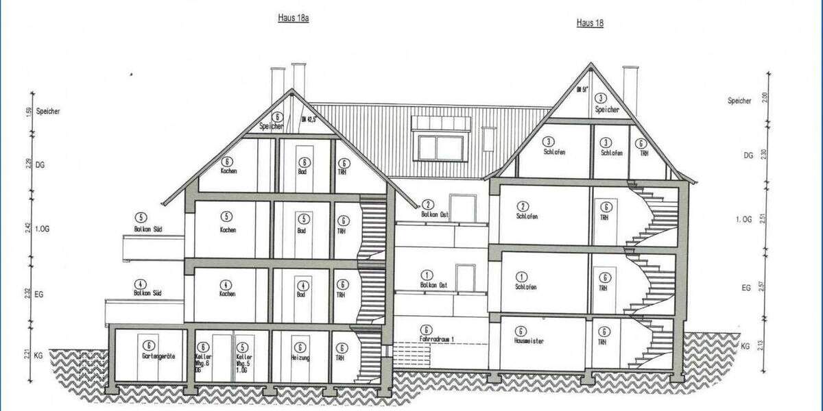 Etagenwohnung Überlingen am See Überlingen - 2 Zimmer, 61 m&sup2;, 278.000&euro; | Angebot:25709230