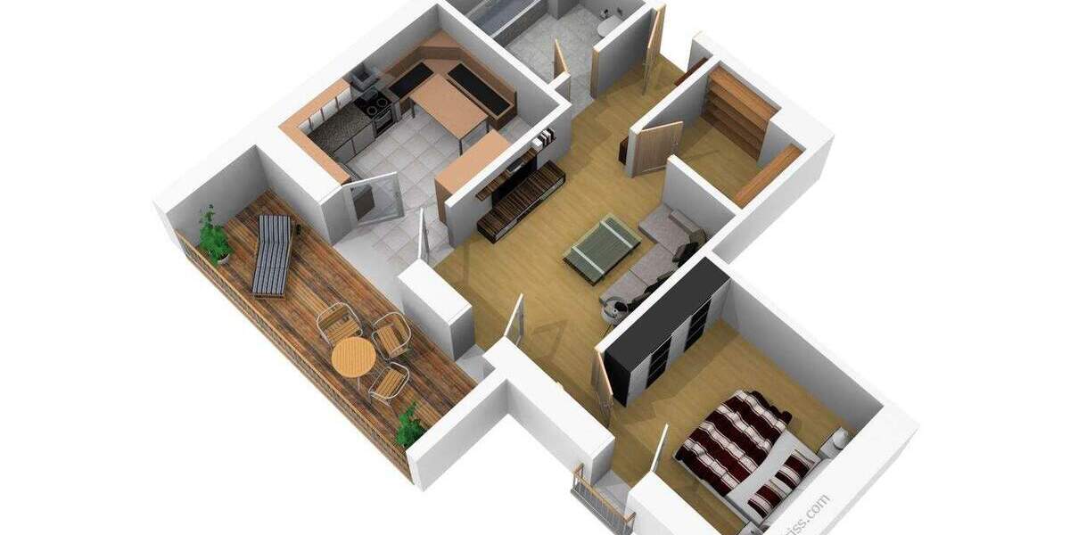 Etagenwohnung Wangen im Allgäu Wangen - 2 Zimmer, 60 m&sup2;, 245.000&euro; | Angebot:25774812