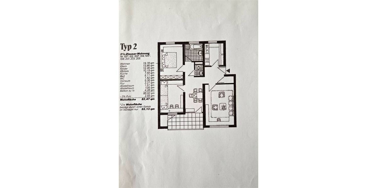 Etagenwohnung Ravensburg Innenstadt - 3 Zimmer, 91 m&sup2;, 310.000&euro; | Angebot:25692803