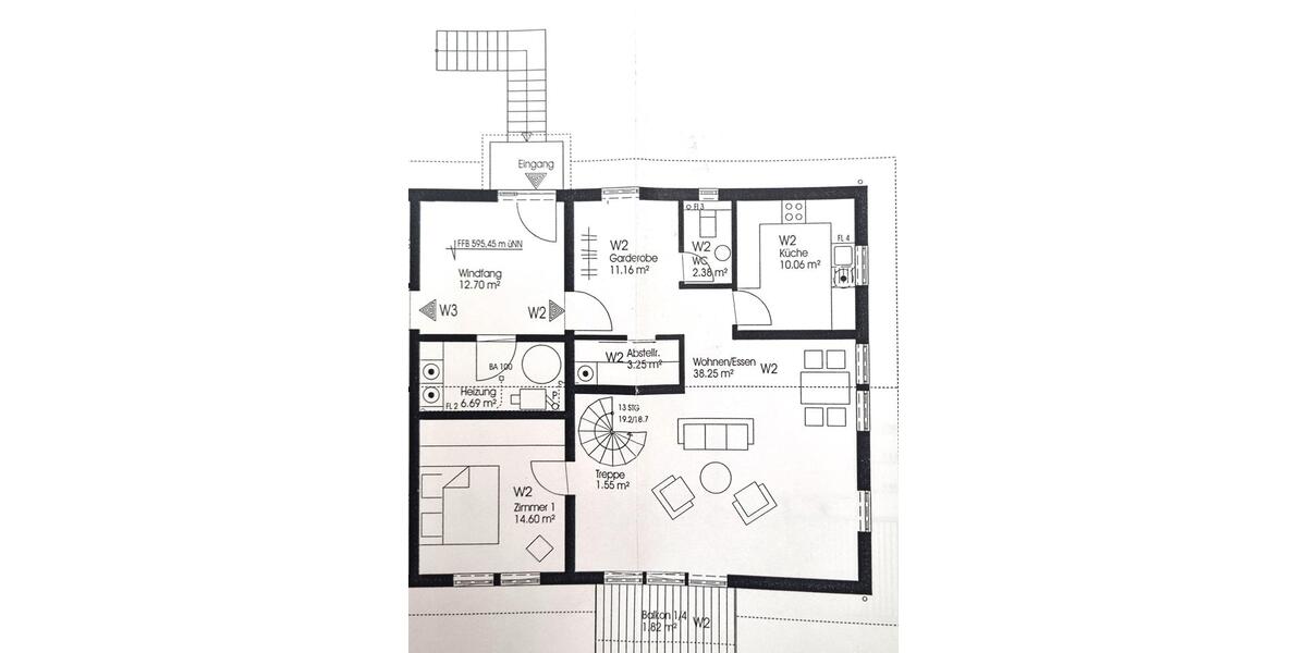 Maisonettenwohnung Überlingen - 3 Zimmer, 106 m&sup2;, 1.100&euro; | Angebot:26623408