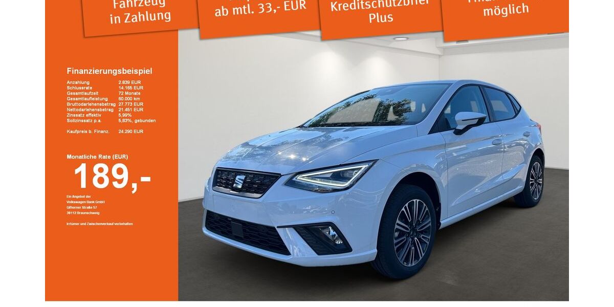 Seat Ibiza 3.000 km 23.289 &euro; Weingarten 88250