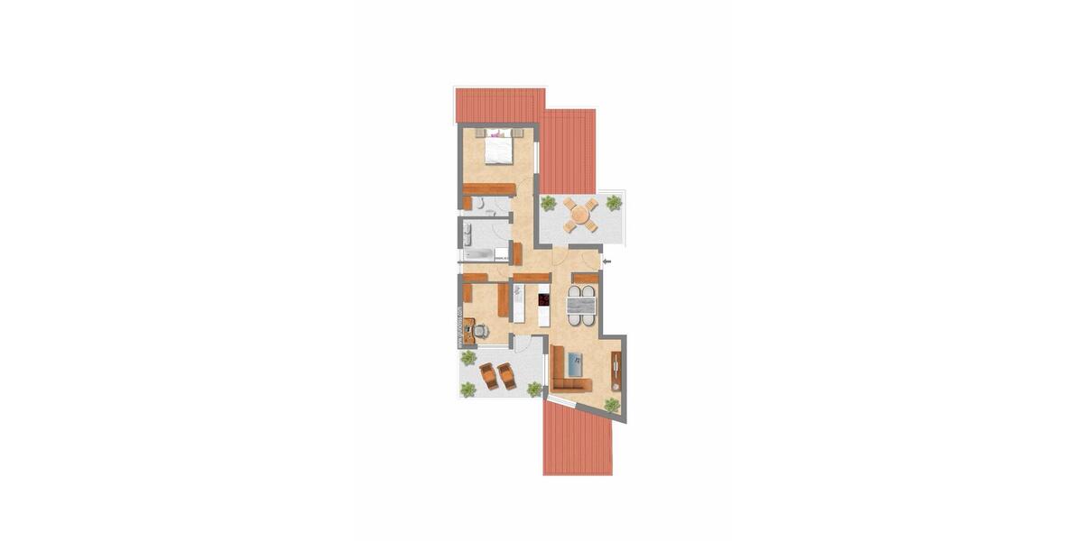 Etagenwohnung Oberteuringen - 2.5 Zimmer, 79 m&sup2;, 259.000&euro; | Angebot:26126758