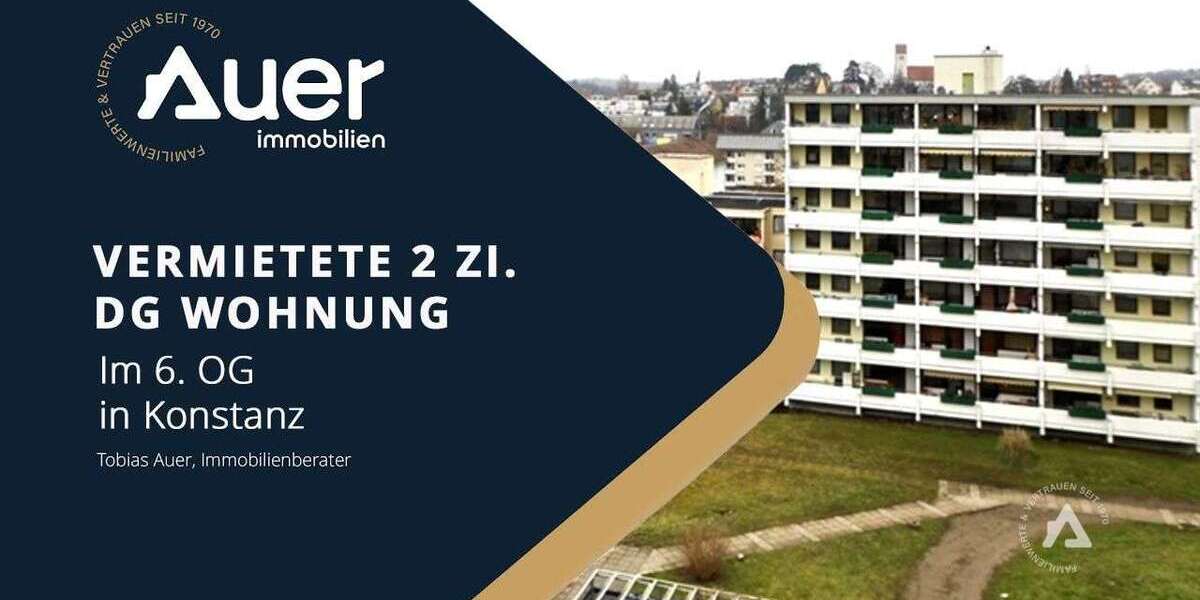 Etagenwohnung Konstanz Konstanz-Fürstenberg - 2 Zimmer, 48 m&sup2;, 225.000&euro; | Angebot:19535358