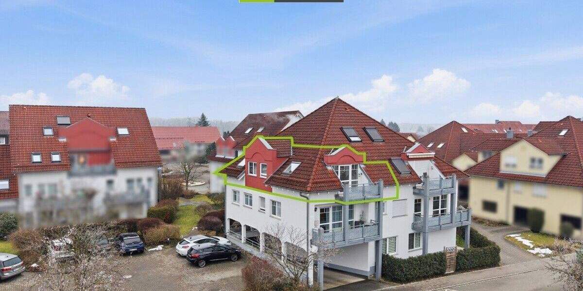 Etagenwohnung Meckenbeuren Buch - 2 Zimmer, 56 m&sup2;, 259.000&euro; | Angebot:25776472