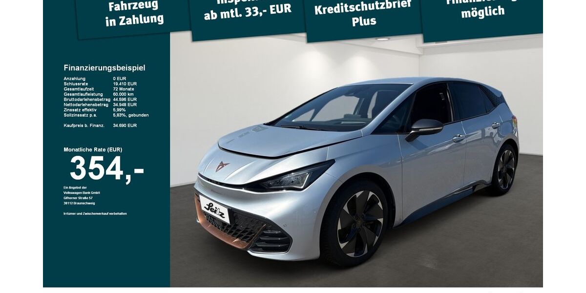 Cupra Born 8.850 km 34.190 &euro; Weingarten 88250