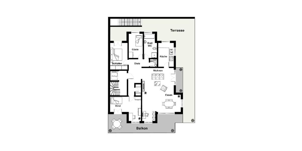 Etagenwohnung Ravensburg Weingartshof - 4 Zimmer, 133 m&sup2;, 495.000&euro; | Angebot:26107247