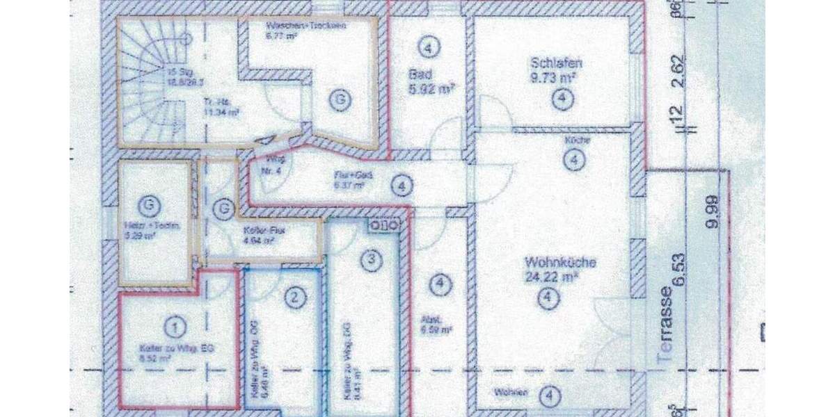 Etagenwohnung Uhldingen-Mühlhofen Mühlhofen - 2 Zimmer, 53 m&sup2;, 232.000&euro; | Angebot:25742451