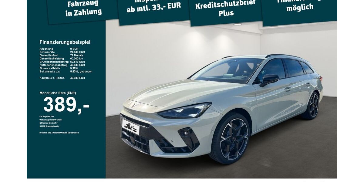 Cupra Leon 22.000 km 39.748 &euro; Weingarten 88250
