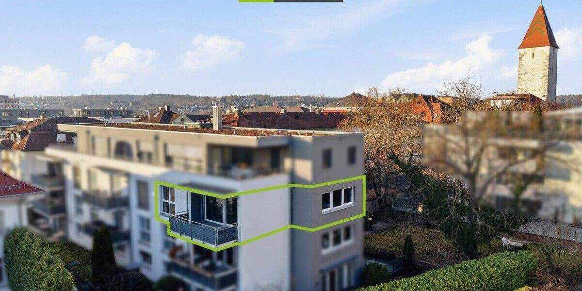 Etagenwohnung Ravensburg Südstadt - 3 Zimmer, 111 m&sup2;, 729.000&euro; | Angebot:25740472