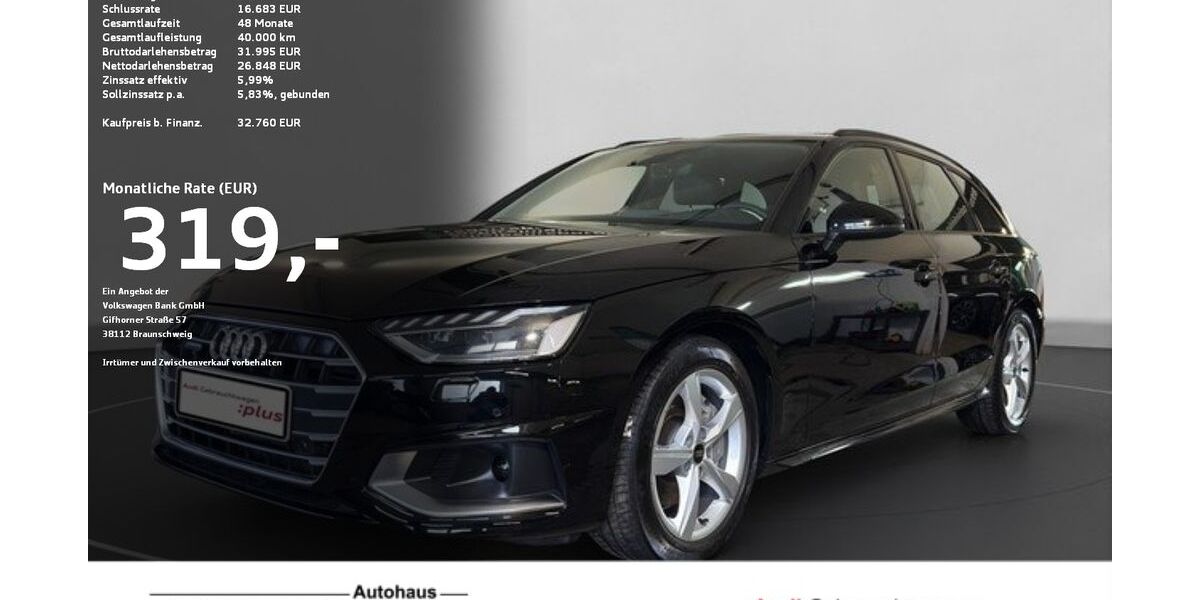 Audi A4 75.556 km 32.760 &euro; Ravensburg 88214
