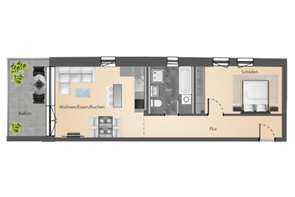 Wohnung Überlingen - 2 Zimmer, 68 m&sup2;, 576.300&euro; | Angebot:23676744