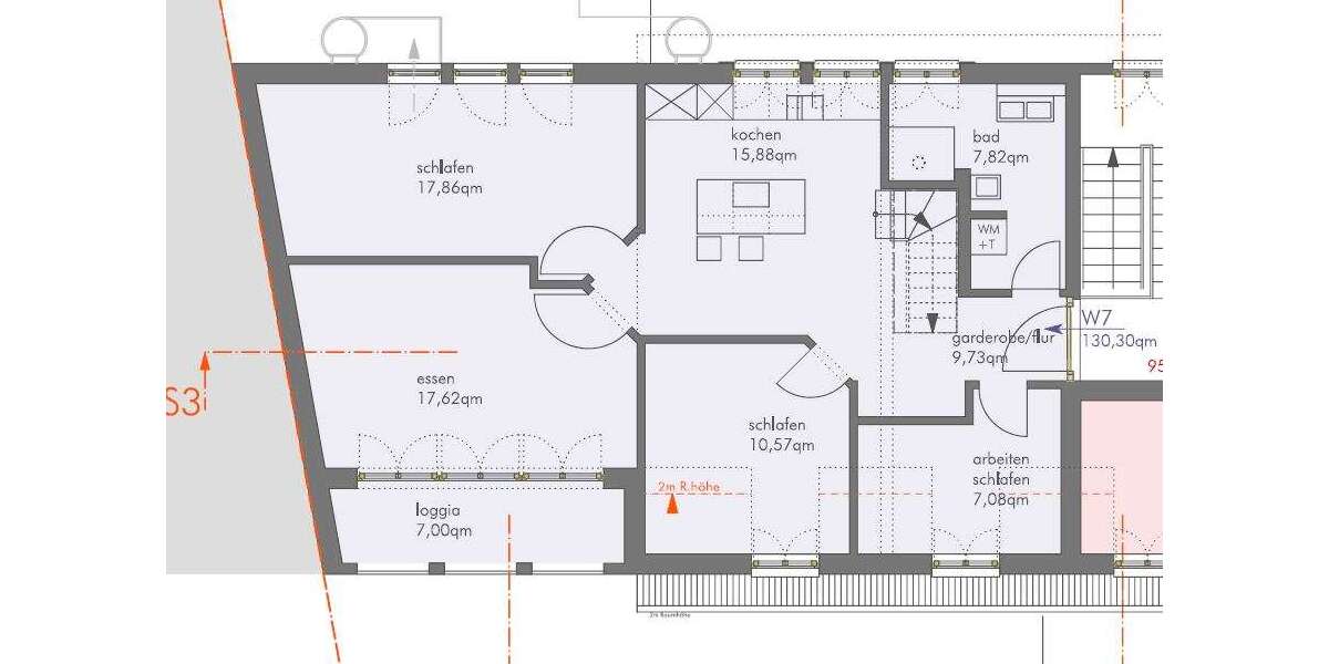 Etagenwohnung Konstanz - 5 Zimmer, 132 m&sup2;, 2.620&euro; | Angebot:27338556
