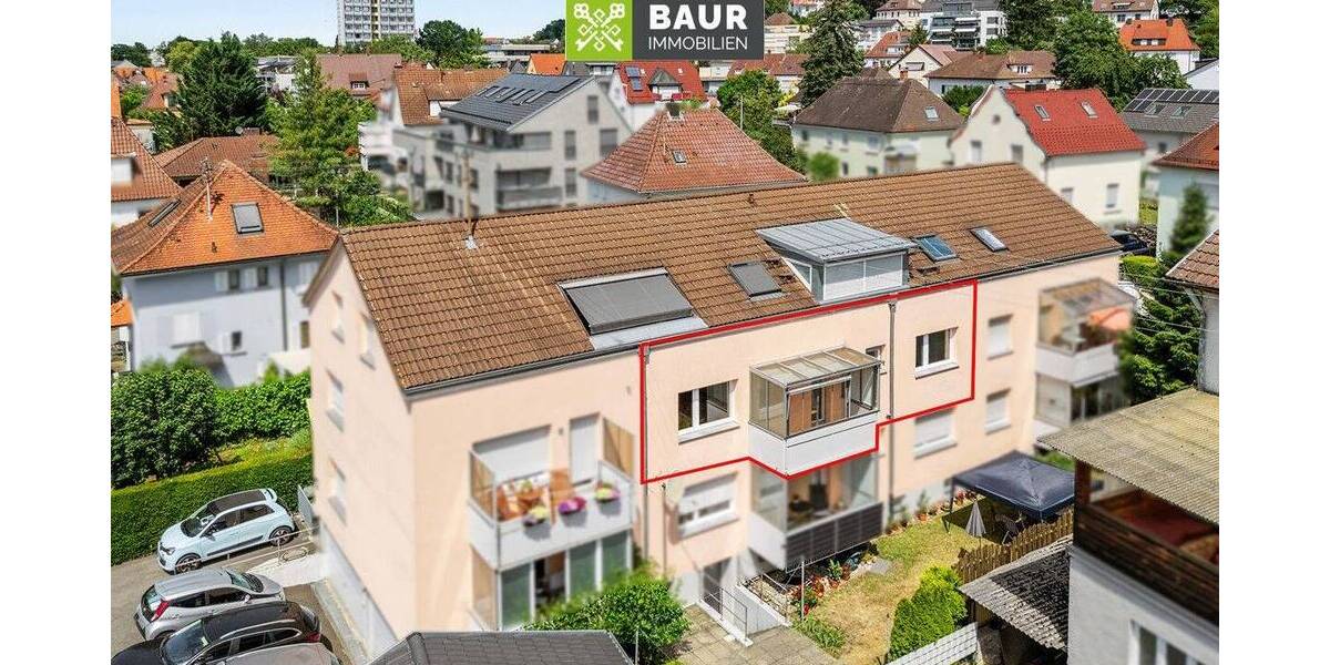 Etagenwohnung Ravensburg Südstadt - 2 Zimmer, 53 m&sup2;, 179.900&euro; | Angebot:25800705